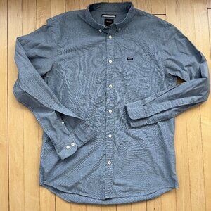 RVCA Stretch Slim Fit Long Sleeve Shirt